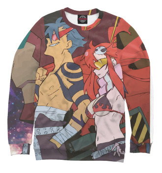 Женский Свитшот Гуррен Лаганн Камина Йоко