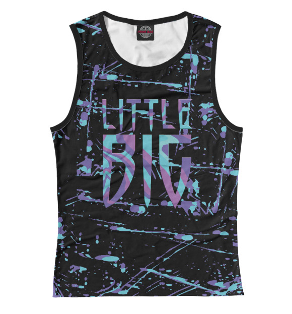 Майка для девочки с изображением Little Big цвета Белый