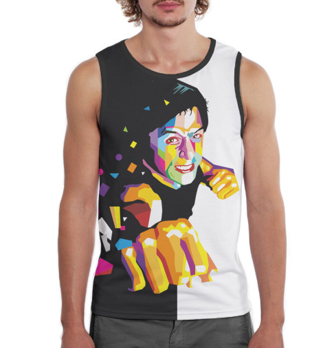 

Майки Print Bar, Белый, Джеки Чан