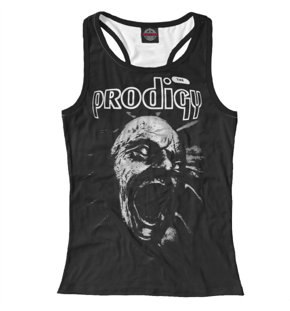 Женская майка-борцовка с изображением The Prodigy цвета Белый