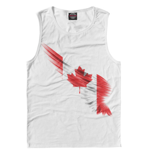 

Майки Print Bar, Белый, Свободная Канада