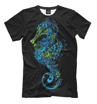 Футболка для мальчиков Bright sea horse