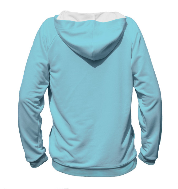 Мужское худи с изображением Хаски они такие цвета Белый