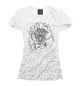 Женская футболка Soul of a lion black
