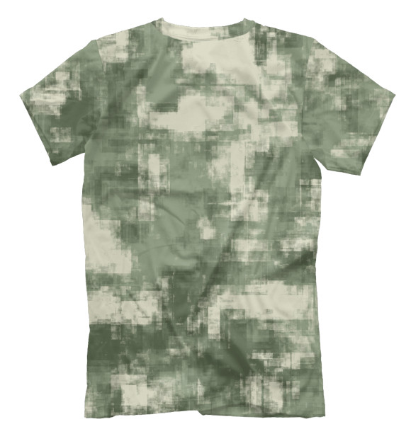 Мужская футболка с изображением Военный камуфляж- одежда для мужчин и женщин цвета Белый