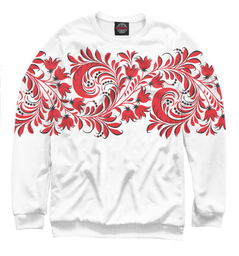 

Свитшоты Print Bar, Белый, Хохлома