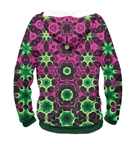 

Худи Print Bar, Белый, Фрактальные цветы