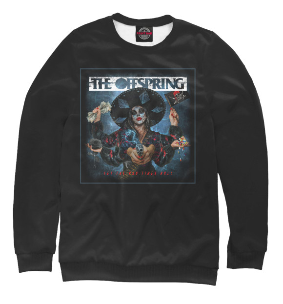 Женский свитшот с изображением The Offsping цвета Белый