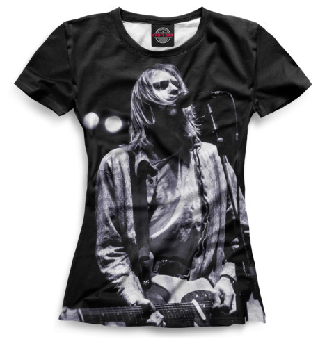 

Футболки Print Bar, Белый, Kurt Cobain