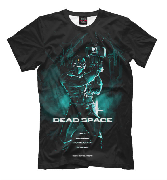 Футболка для мальчиков с изображением Dead Space цвета Черный