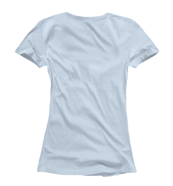 Женская футболка с изображением Косатки цвета Белый