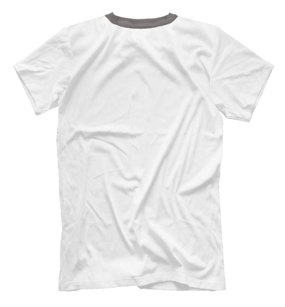 Мужская футболка с изображением Котёнок цвета Белый