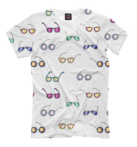 

Футболки Print Bar, Молочно-белый, Очки