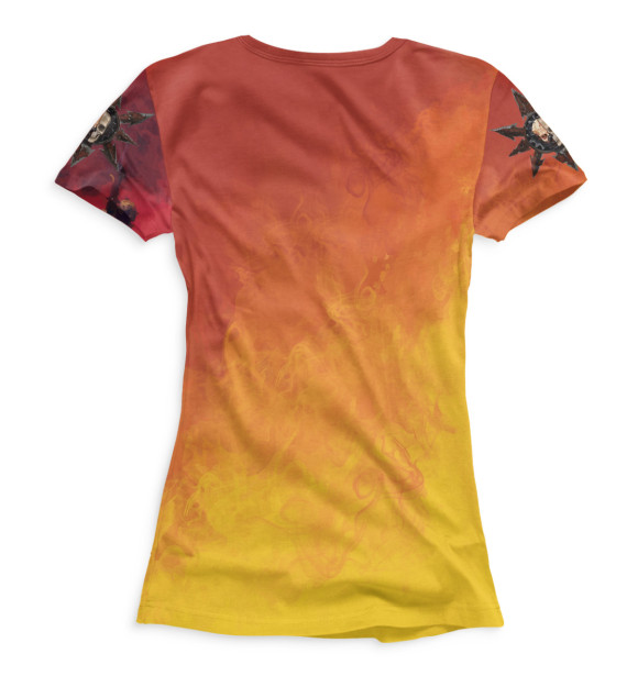 Женская футболка с изображением Warhammer цвета Белый