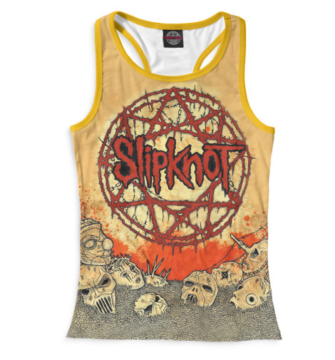 

Майки борцовки Print Bar, Песочный, Slipknot