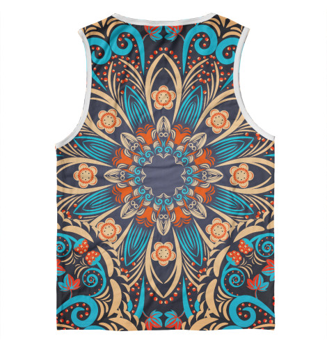 

Майки Print Bar, Белый, Цветочный фрактал