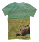 Мужская футболка Медведица и медвежата