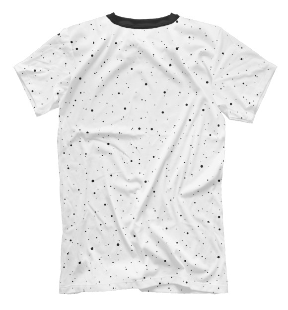 Мужская футболка с изображением Единорог астронавт цвета Белый