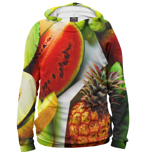 

Худи Print Bar, Белый, Фрукты и ягоды