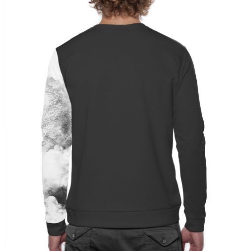 

Свитшоты Print Bar, Белый, Волк