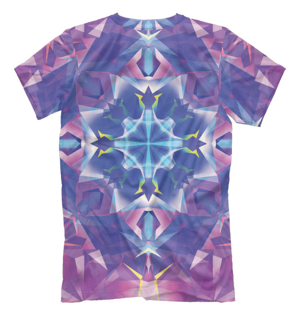Футболка для мальчиков с изображением Psychedelic Мандала Объединяющая цвета Белый