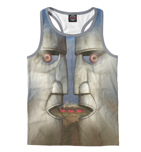 

Майки борцовки Print Bar, Белый, Pink Floyd. division bell