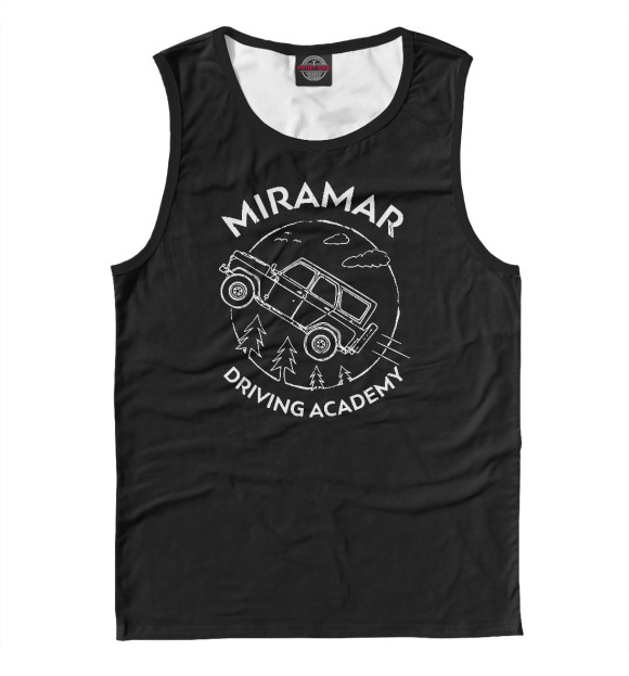 Мужская майка с изображением Miramar цвета Р‘РµР»С‹Р№