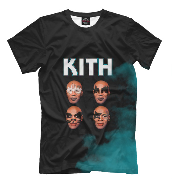 Мужская футболка с изображением KITH Майк Тайсон цвета Белый