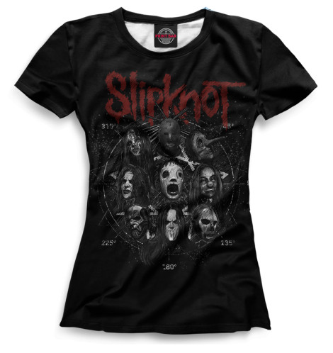 

Футболки Print Bar, Белый, Slipknot