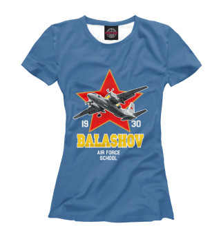 Футболка для девочек Балашовское высшее военное авиационное училище