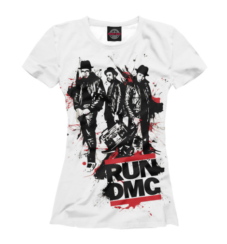 

Футболки Print Bar, Белый, Run DMC