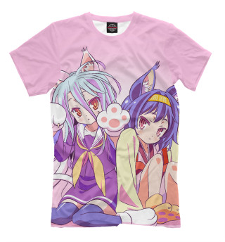 Мужская футболка No Game No Life. Широ и Изуна