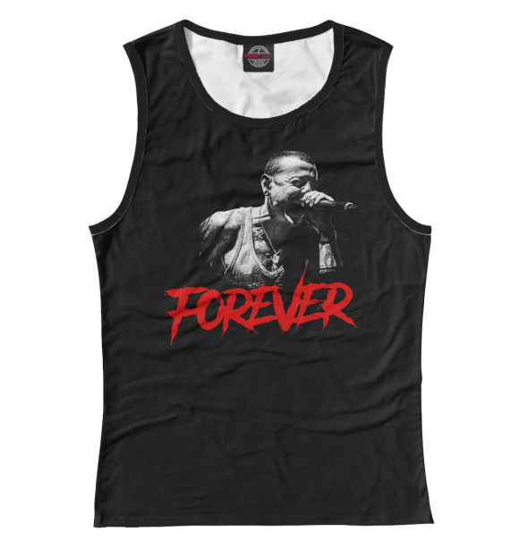 Майка для девочки с изображением Forever Chester цвета Белый