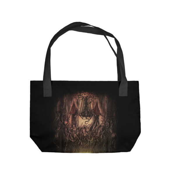 Пляжная сумка с изображением Silent Hill 2 цвета 