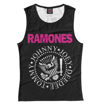 Майка для девочки Ramones pink