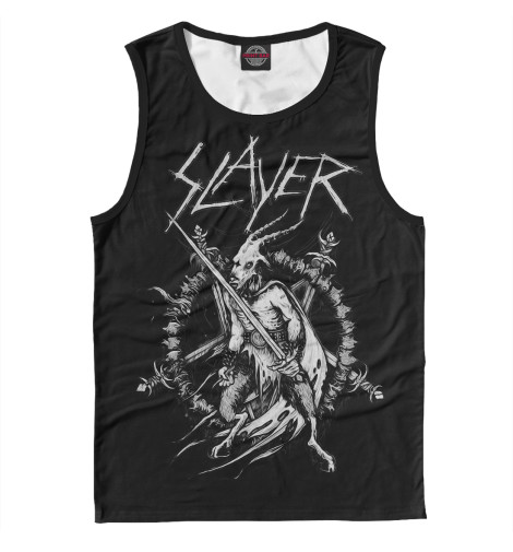 

Майки Print Bar, Белый, Slayer goat white