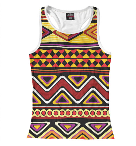 

Майки борцовки Print Bar, Белый, Африканский узор