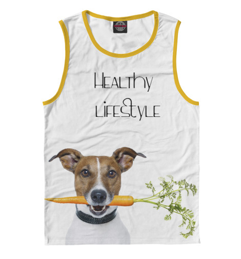 

Майки Print Bar, Белый, Healthy lifestyle