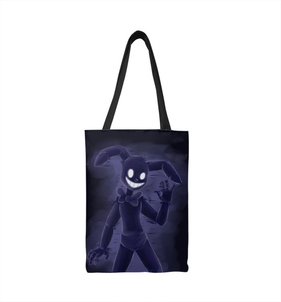 Сумка-шоппер с изображением Shadow Bonnie (fnaf) цвета 