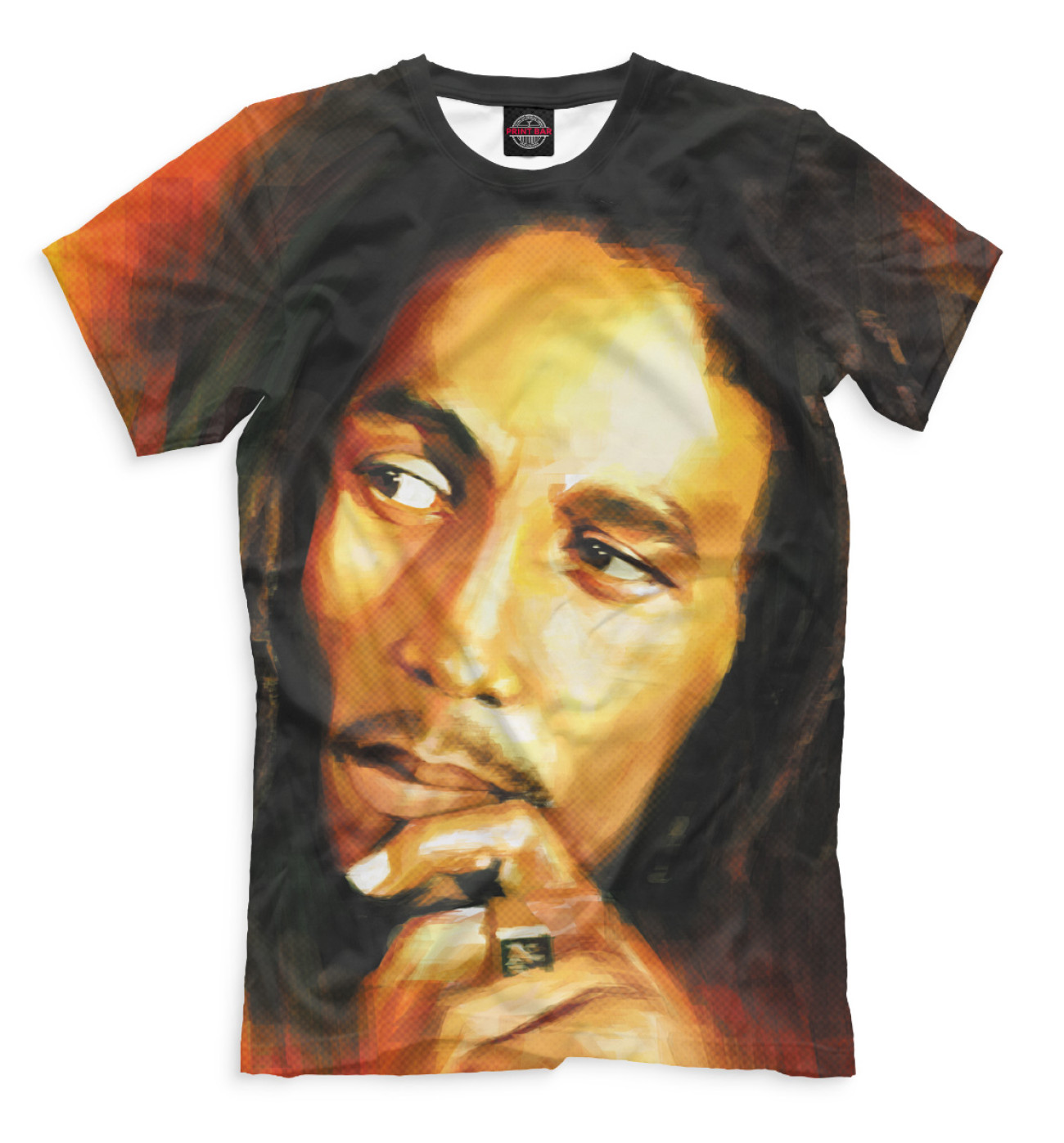 Мужская Футболка Bob Marley, артикул: BOB-695848-fut-2