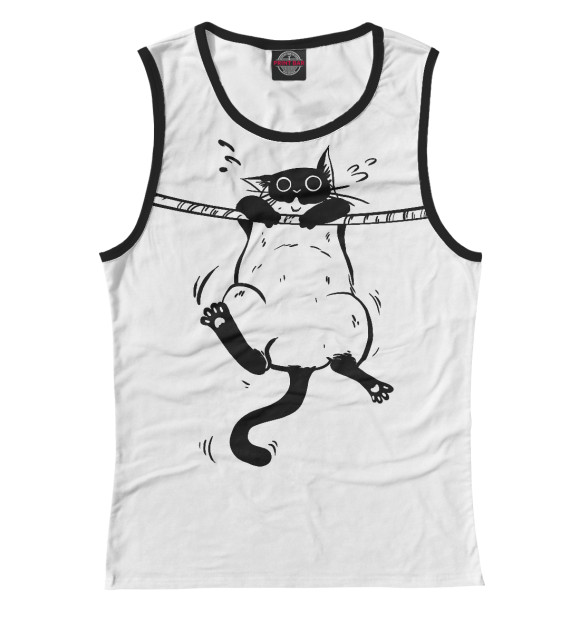 Майка для девочки с изображением Help цвета Белый