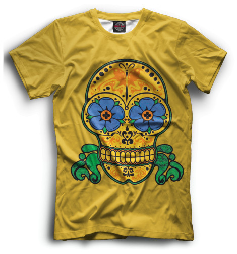 

Футболки Print Bar, Черный, Skull
