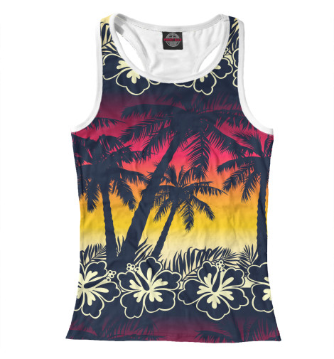 

Майки борцовки Print Bar, Белый, Тропики