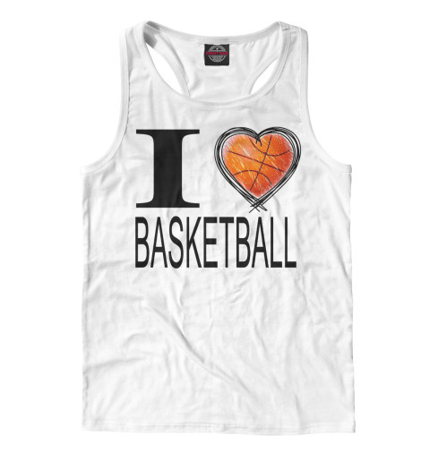 

Майки борцовки Print Bar, Белый, I Love Basketball