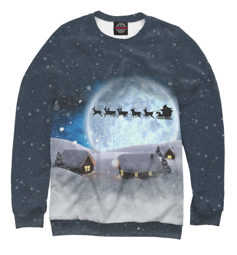 

Свитшоты Print Bar, Белый, Рождество