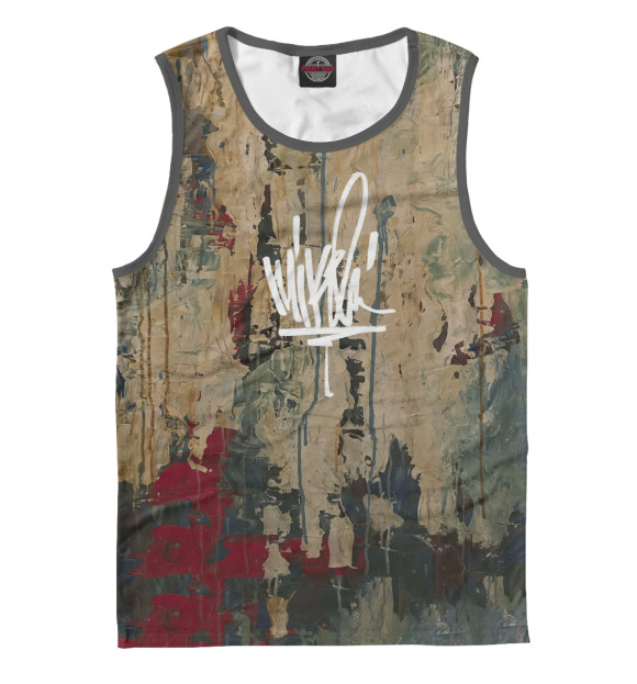 Майка для мальчика с притом Mike Shinoda – Post Traumatic цвета Белый Майка для мальчика с изображением Mike Shinoda – Post Traumatic цвета Белый