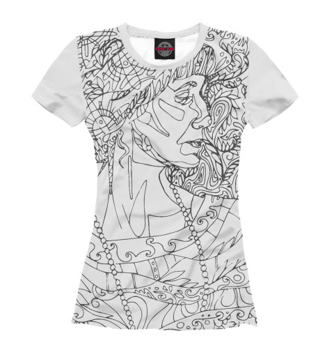 

Футболки Print Bar, Белый, Ахматова