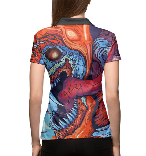 

Поло Print Bar, Белый, CS GO-скоростной зверь