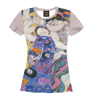 Женская футболка Густав Климт. Девушки