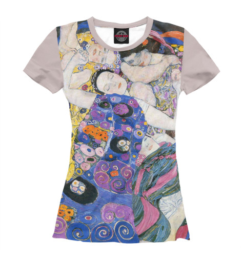

Футболки Print Bar, Белый, Густав Климт. Девушки